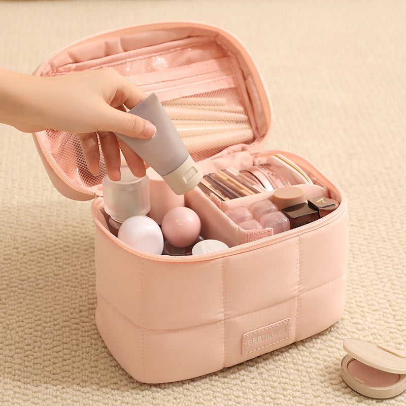 Trousse de Bain Minimal Chic Cosmetic Grand RH2540 - Bleu