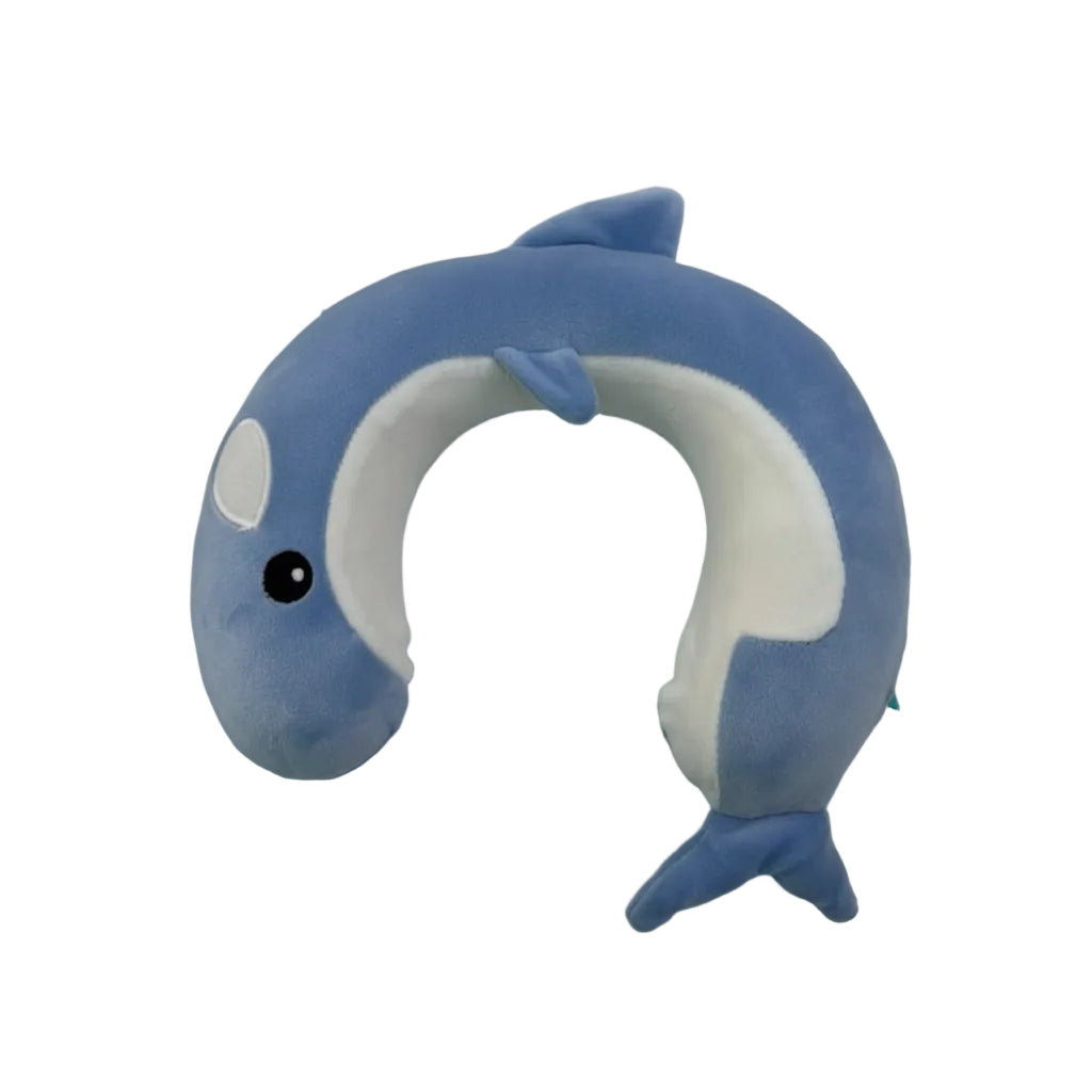 Oreiller Cervical en U Shark Travel U Pillow KLW-12 - Bleu Clair