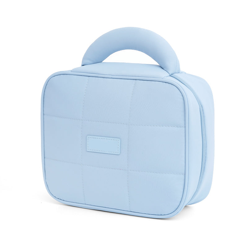 Trousse de Bain Minimal Chic Cosmetic Moyen RH2537 - Bleu