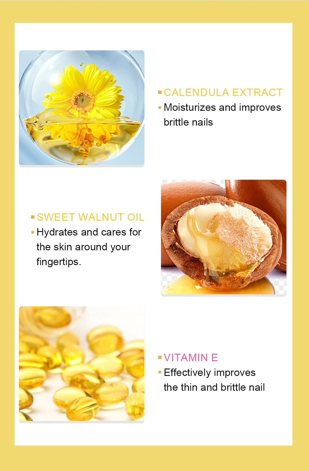 MONDSUB Calendula Ongle Crème Display De 20ML