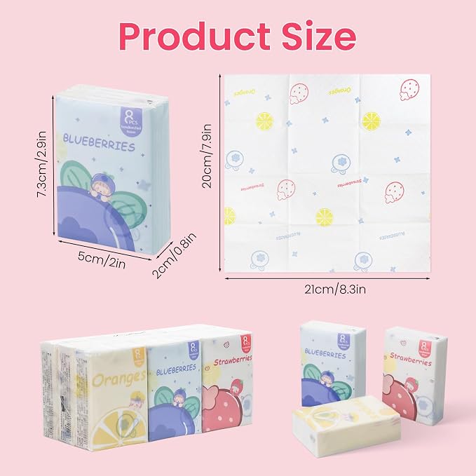 Fruits Mouchoir 9PCS