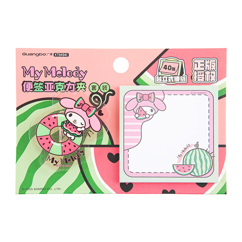 Set de Clips Notes Acrylique Sanrio