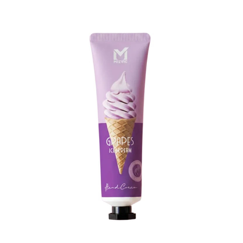 Crème Mains Crème Glacée Raisins