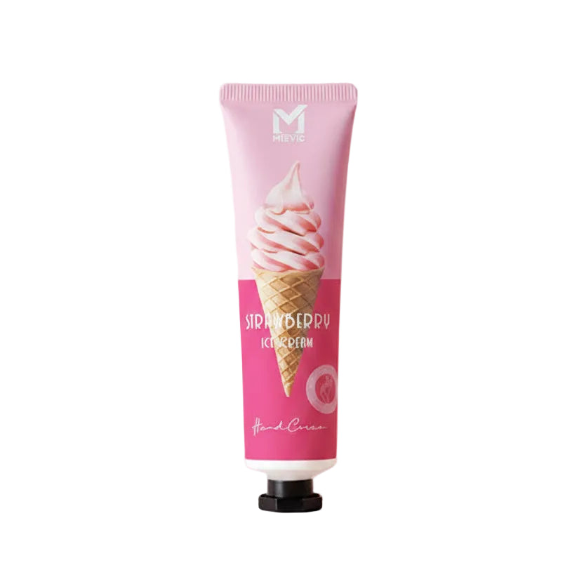 Crème Mains Crème Glacée Fraise