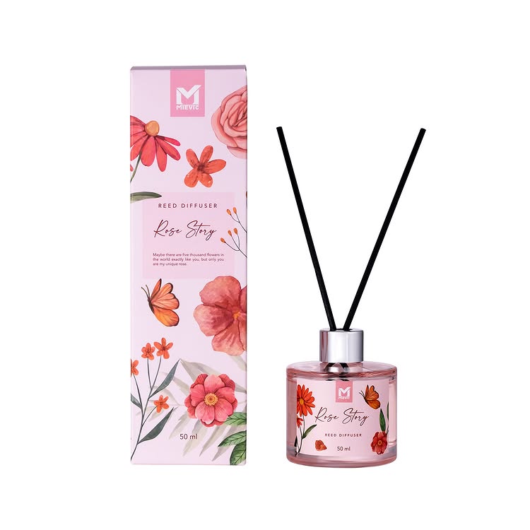 Diffuseur de Roseaux Rose Story 50ML