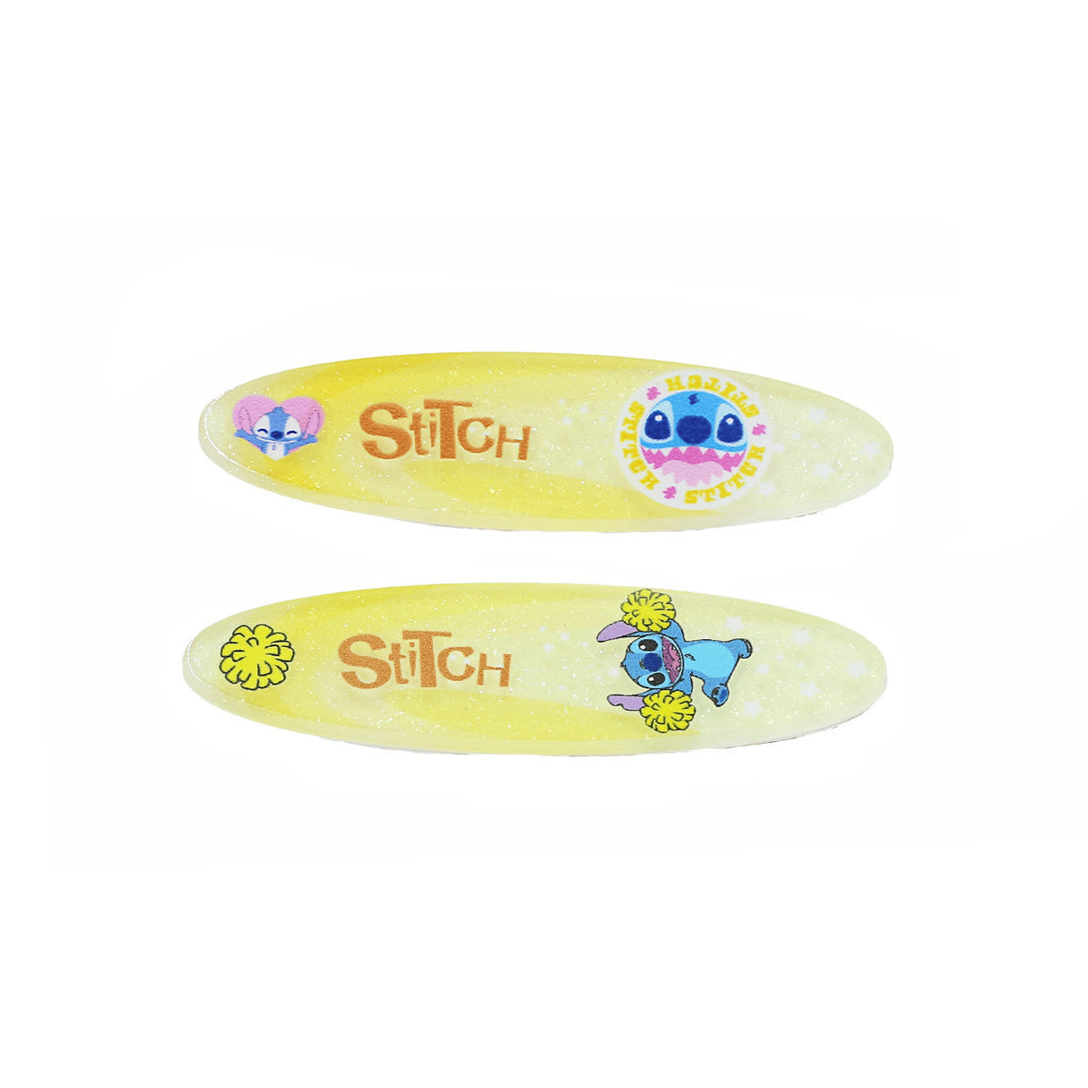 Pince à Cheveux Stitch Hair Clip 2 - Jaune