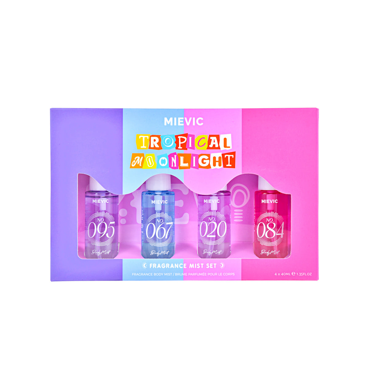Tropical Moonlight Body Mist 4pcs Set