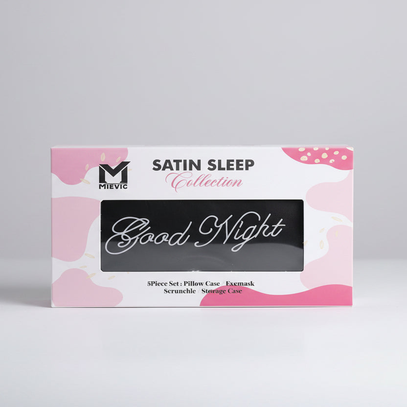 Satin Sleep Collection Black