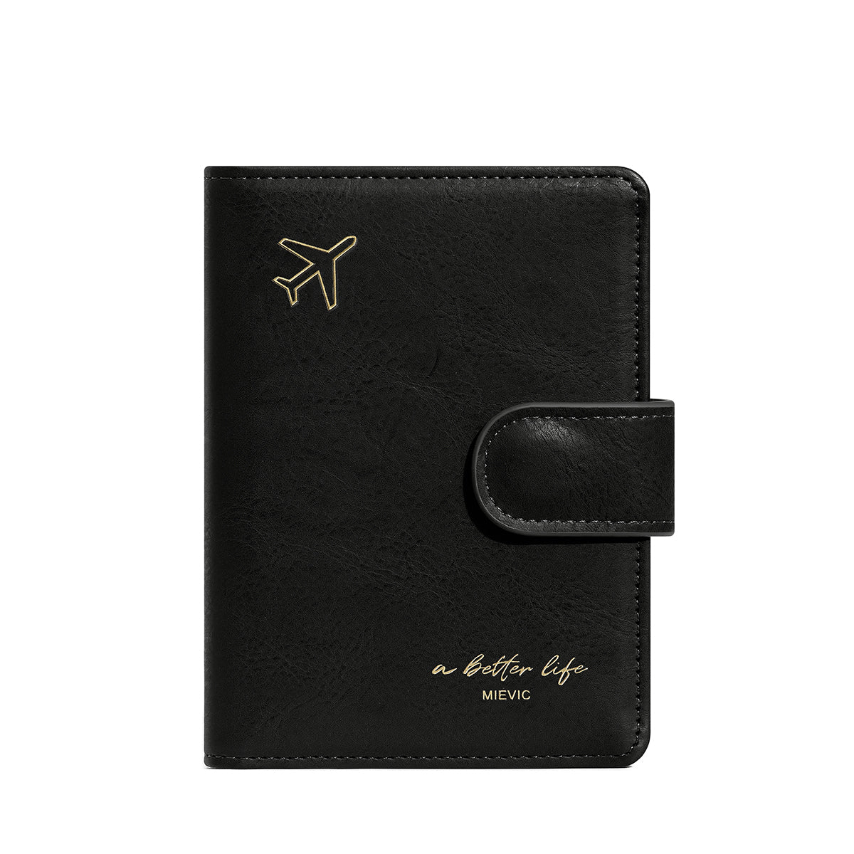 PASSPORT COVER BLACK S3144