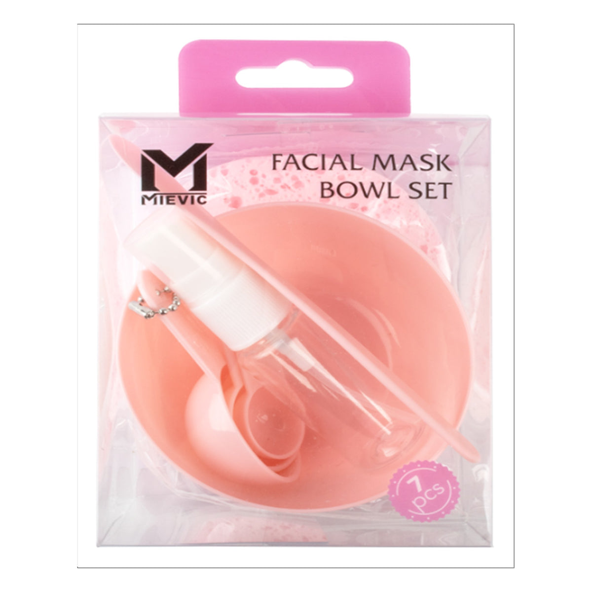 Facial Masque Bowl Set 7PCS Rose