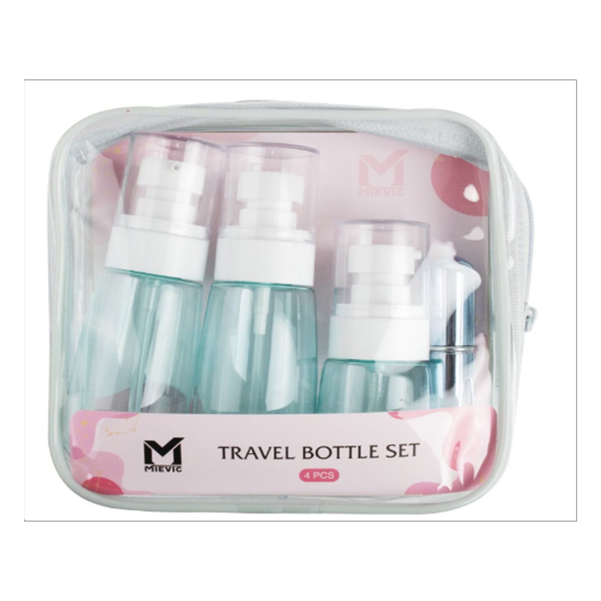 4pcs Travel Bottle Set Blue