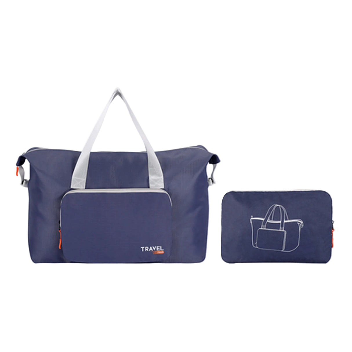 Folding Duffel Foldable Sac Bleu Marine
