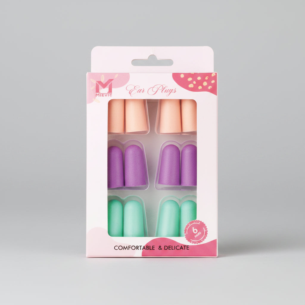 Bouchons D'oreilles Comfort Silence Ear Plugs 6 Pair Set