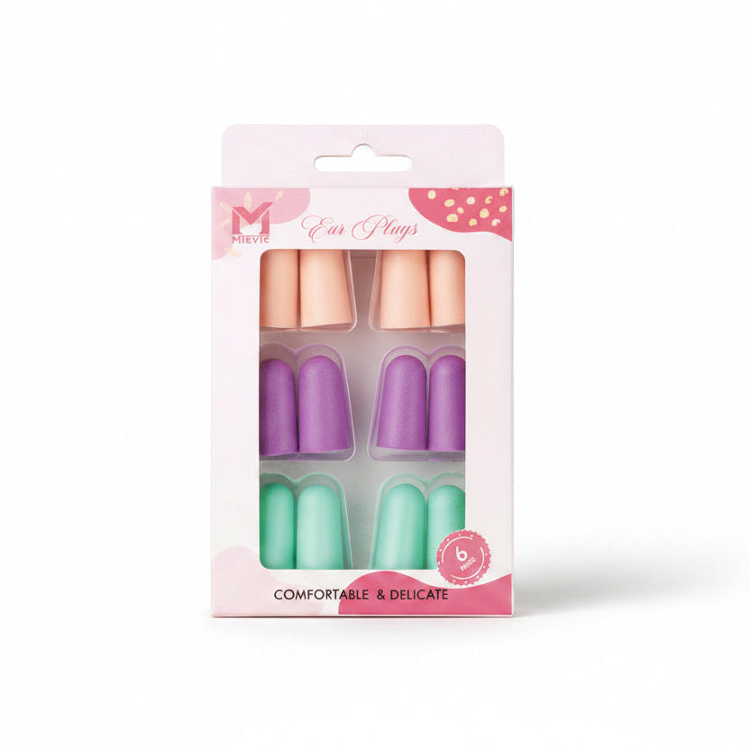 Bouchons D'oreilles Comfort Silence Ear Plugs 6 Pair Set
