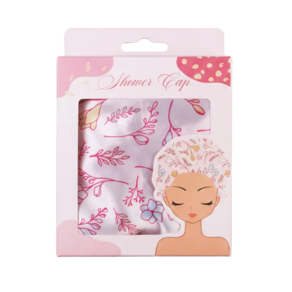 Bonnet de Bain Shower Cap Flower - Rose