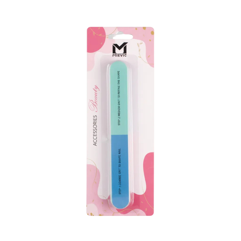 Outil de Manucure Double-sided Nail File - Bleu