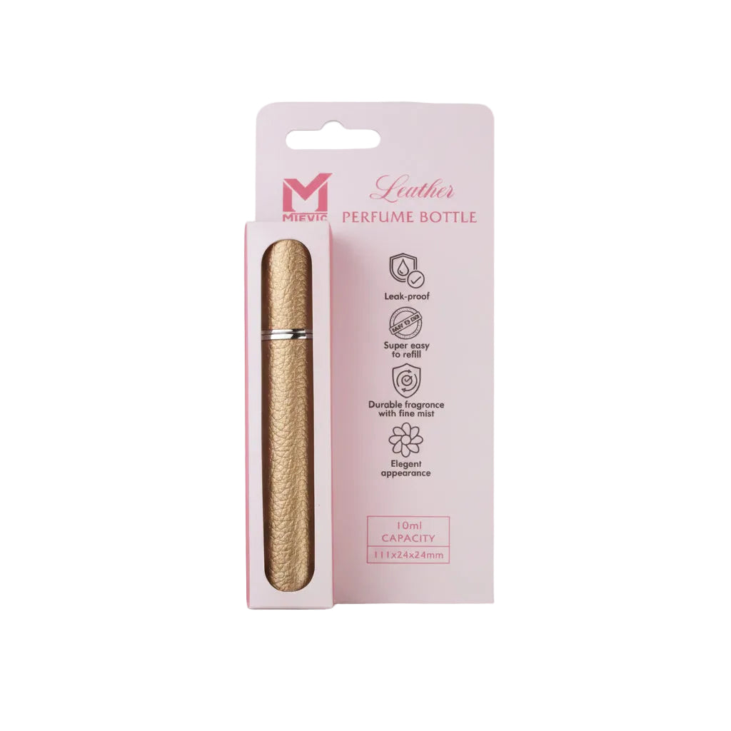 Flacon de Parfum Leather Bottle Gold