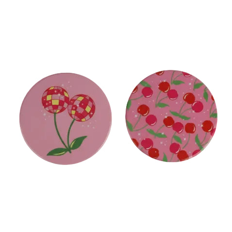 Sous-Tasse Mat Cherry Babe KB25054155 - Rose