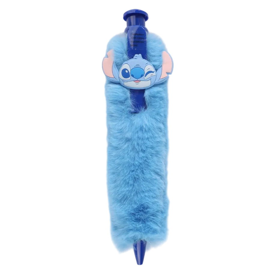 Stylos Stitch Plush Grand Ballpoint Pen stitch- Bleu