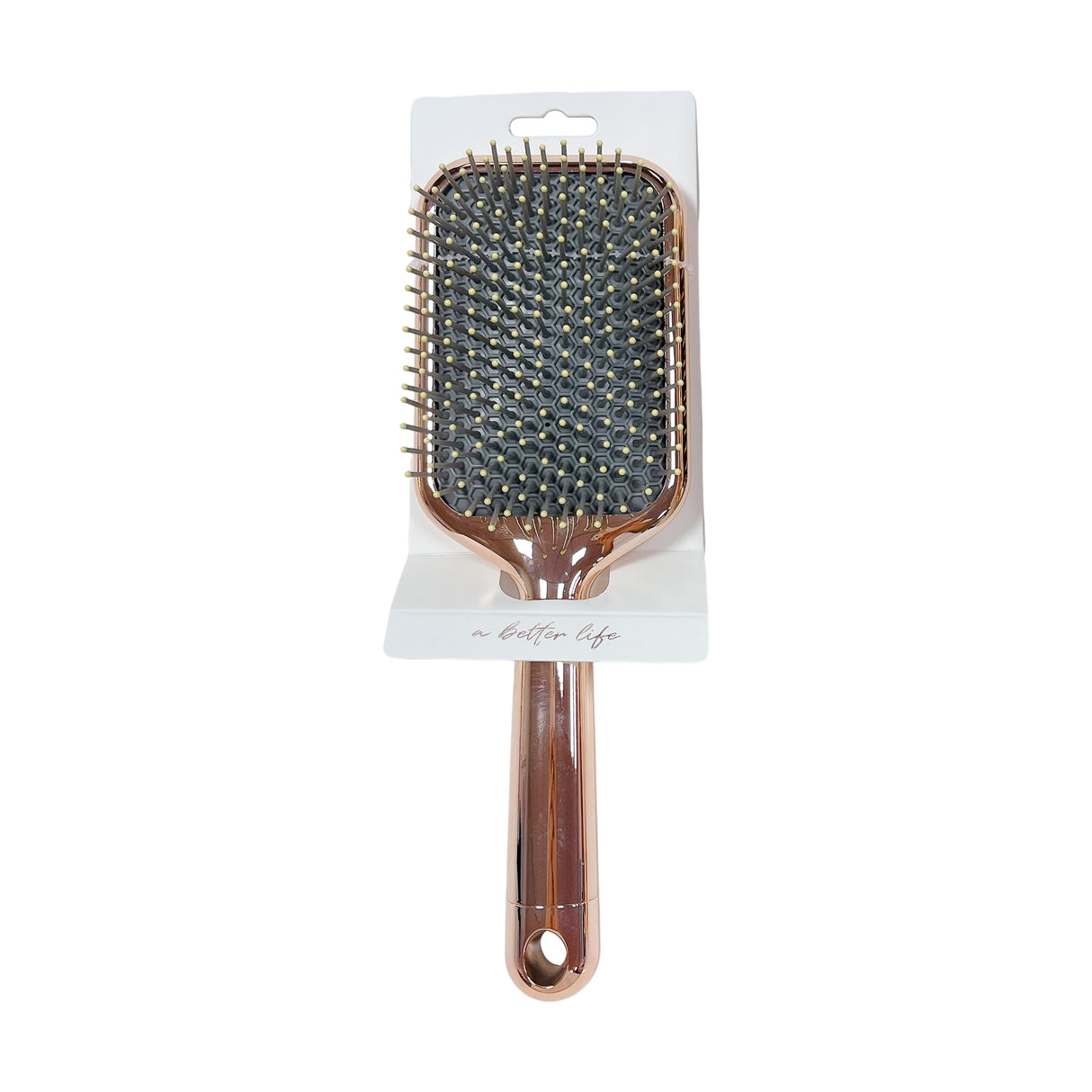 Brosse à Cheveux Rectangular Hair Brush - Or Rose