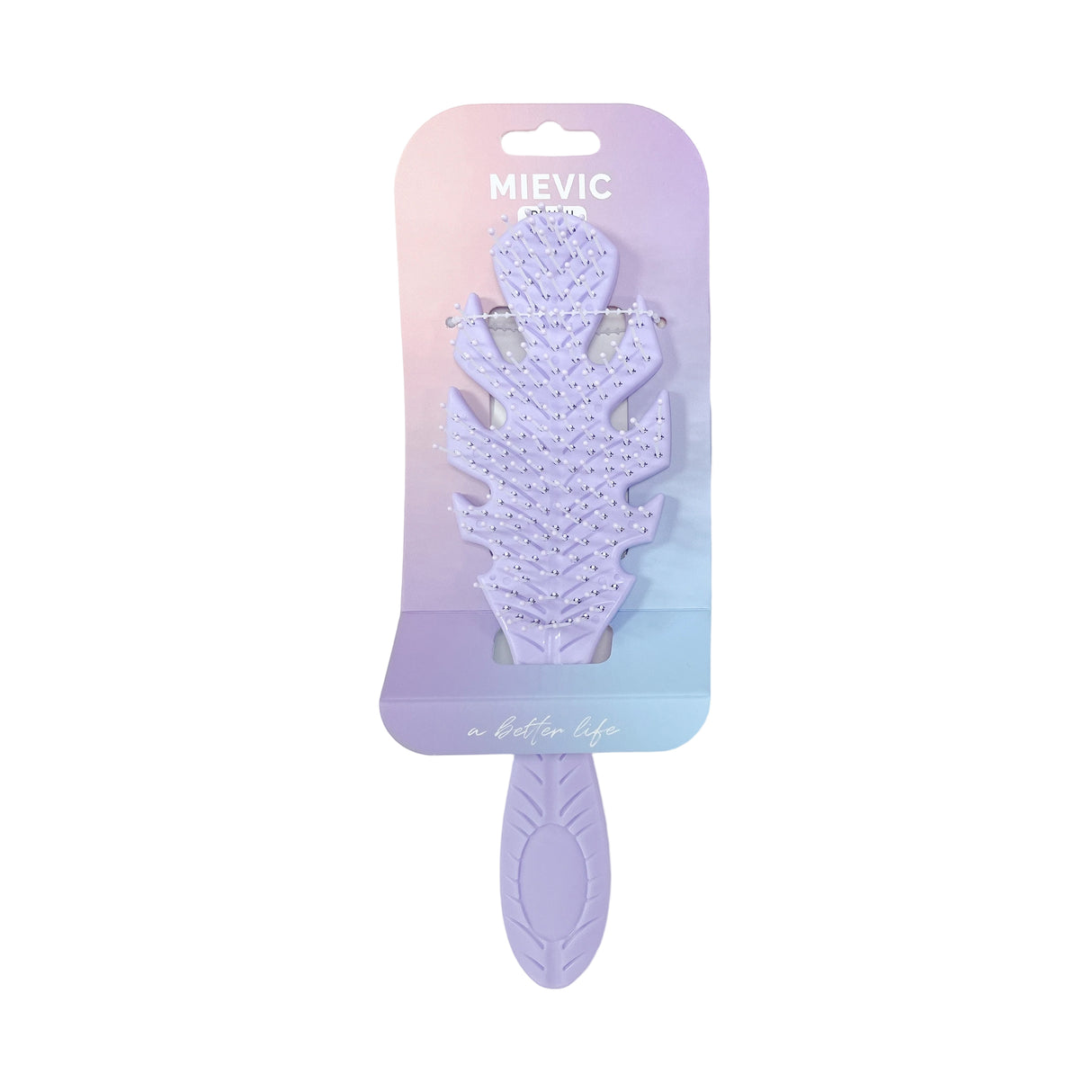 Brosse à Cheveux Detangling Leaf Hair Brush - Violet