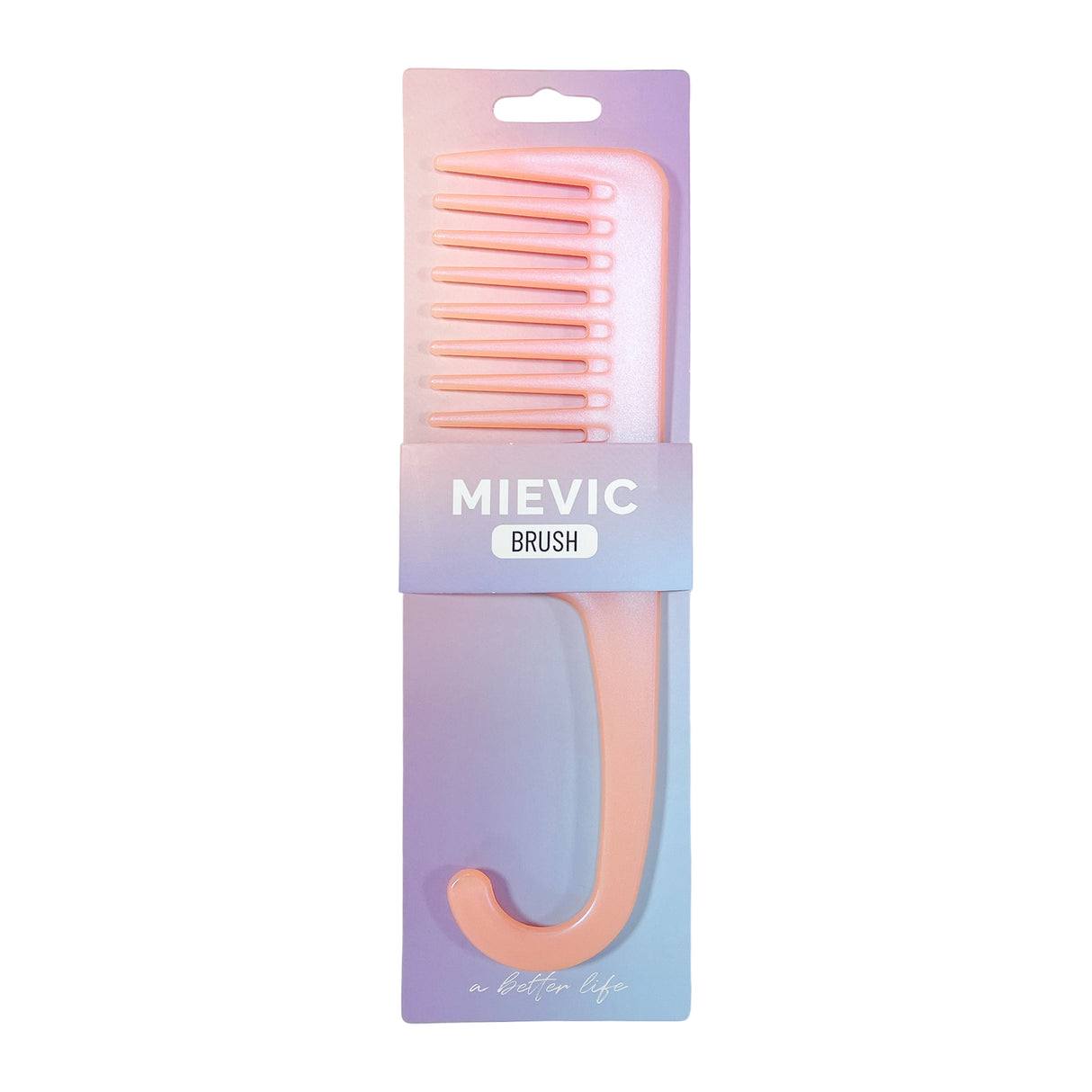 Brosse à Cheveux Wide Tooth Hair Comb - Orange