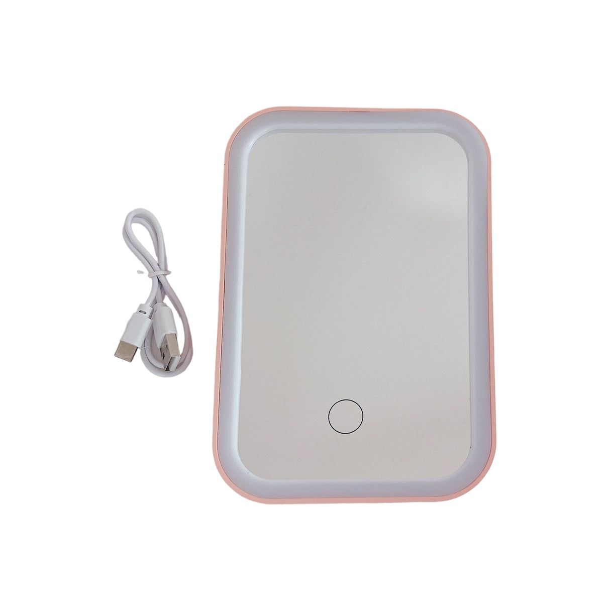 Miroir de Table Compact Rose