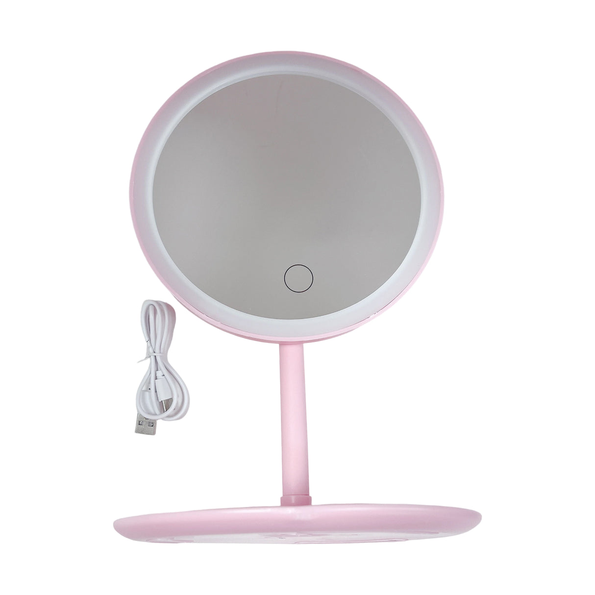 Miroir de Table Rond Rose