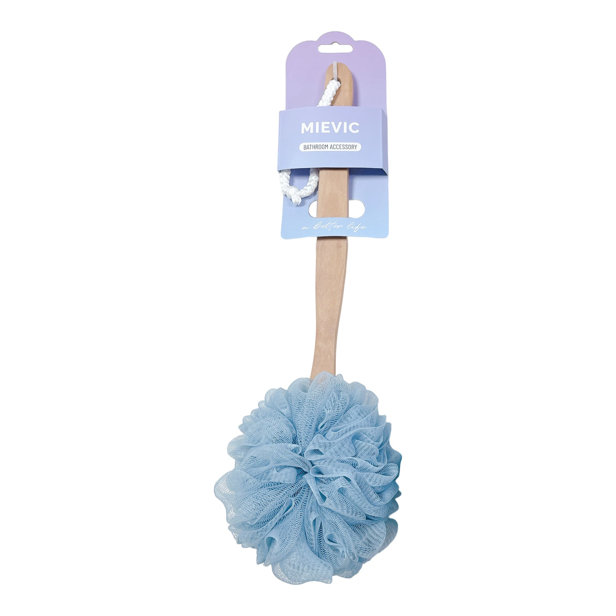 Éponge de Bain avec Manche Bleue