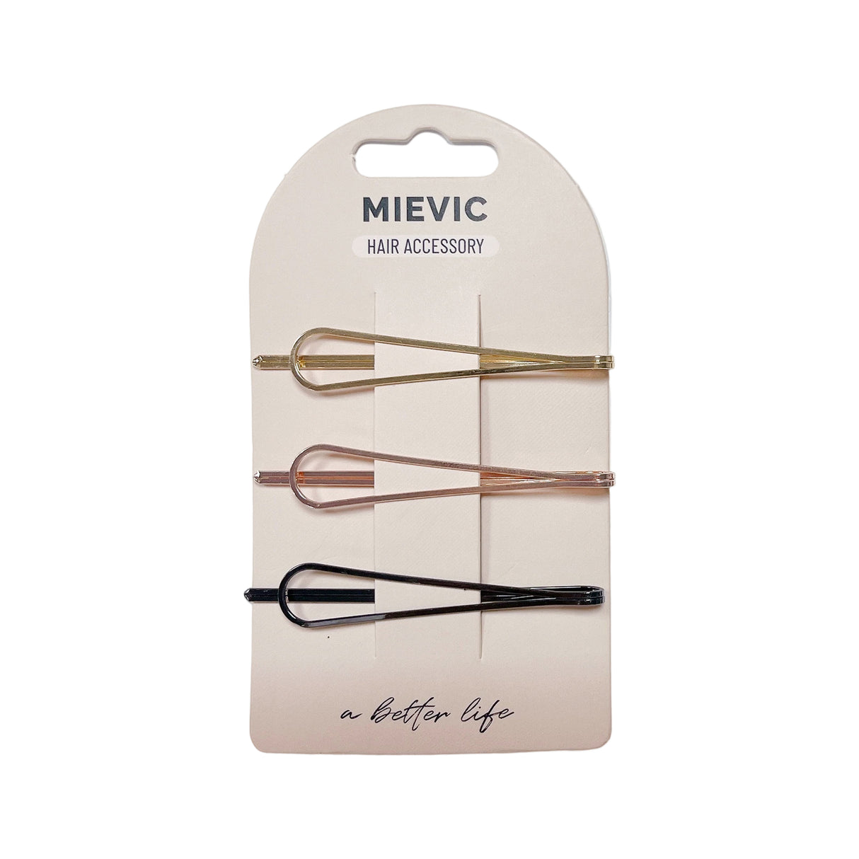 Pince à Cheveux Hair Clip 3 - Doré