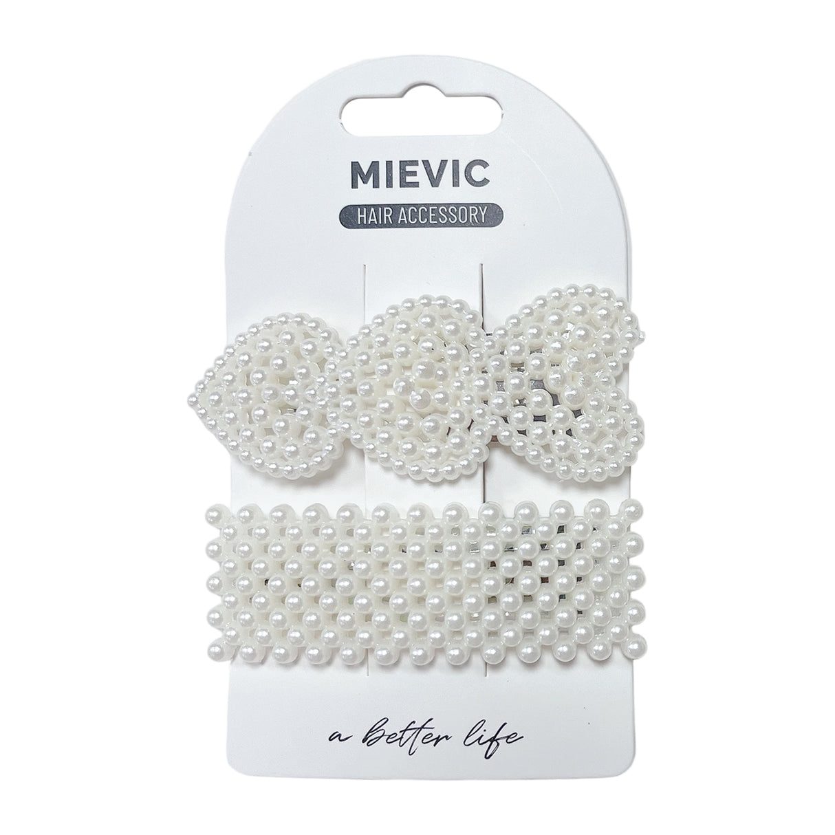 Pince à Cheveux Hair Clip 2 Pearl