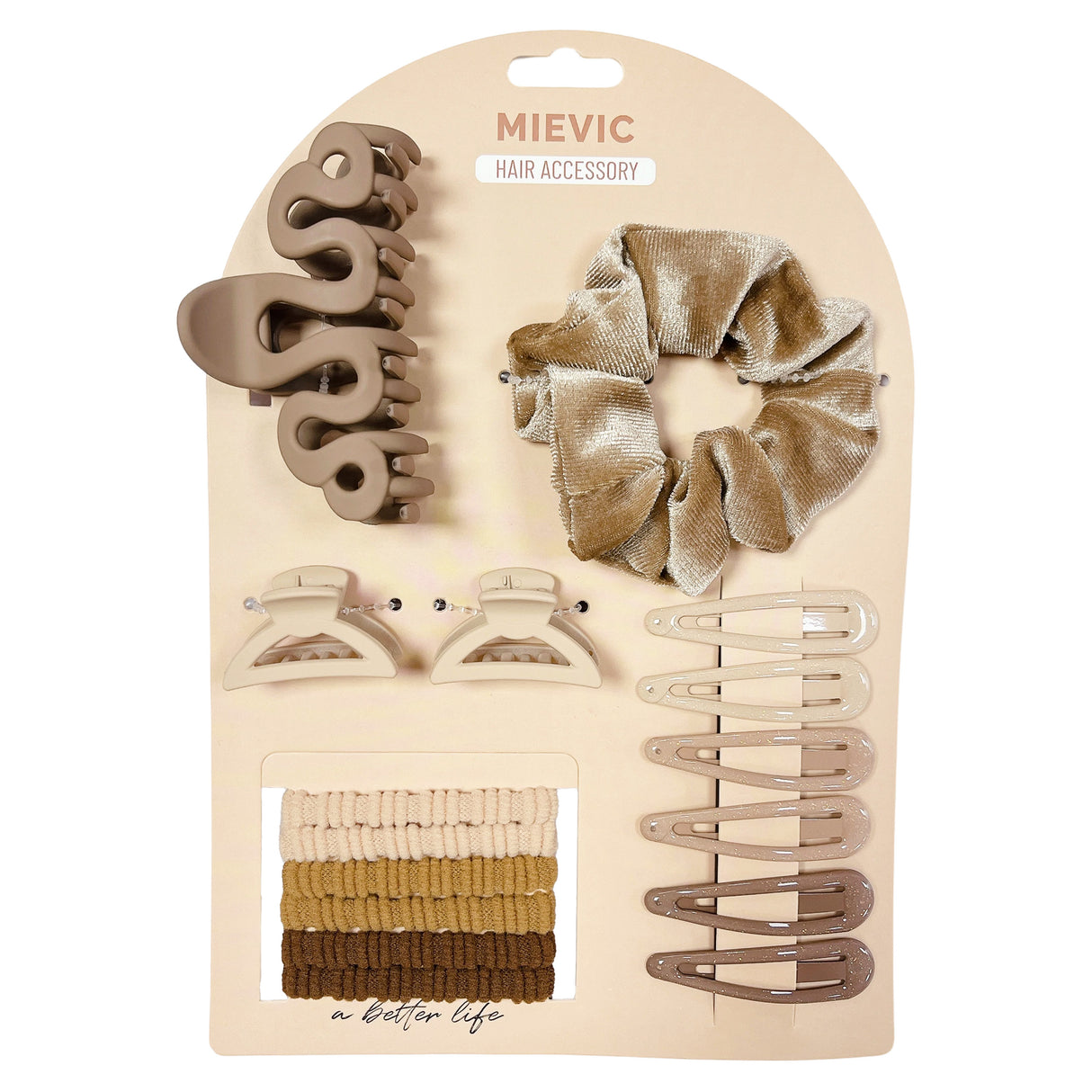 Set Accessoires Cheveux Nude