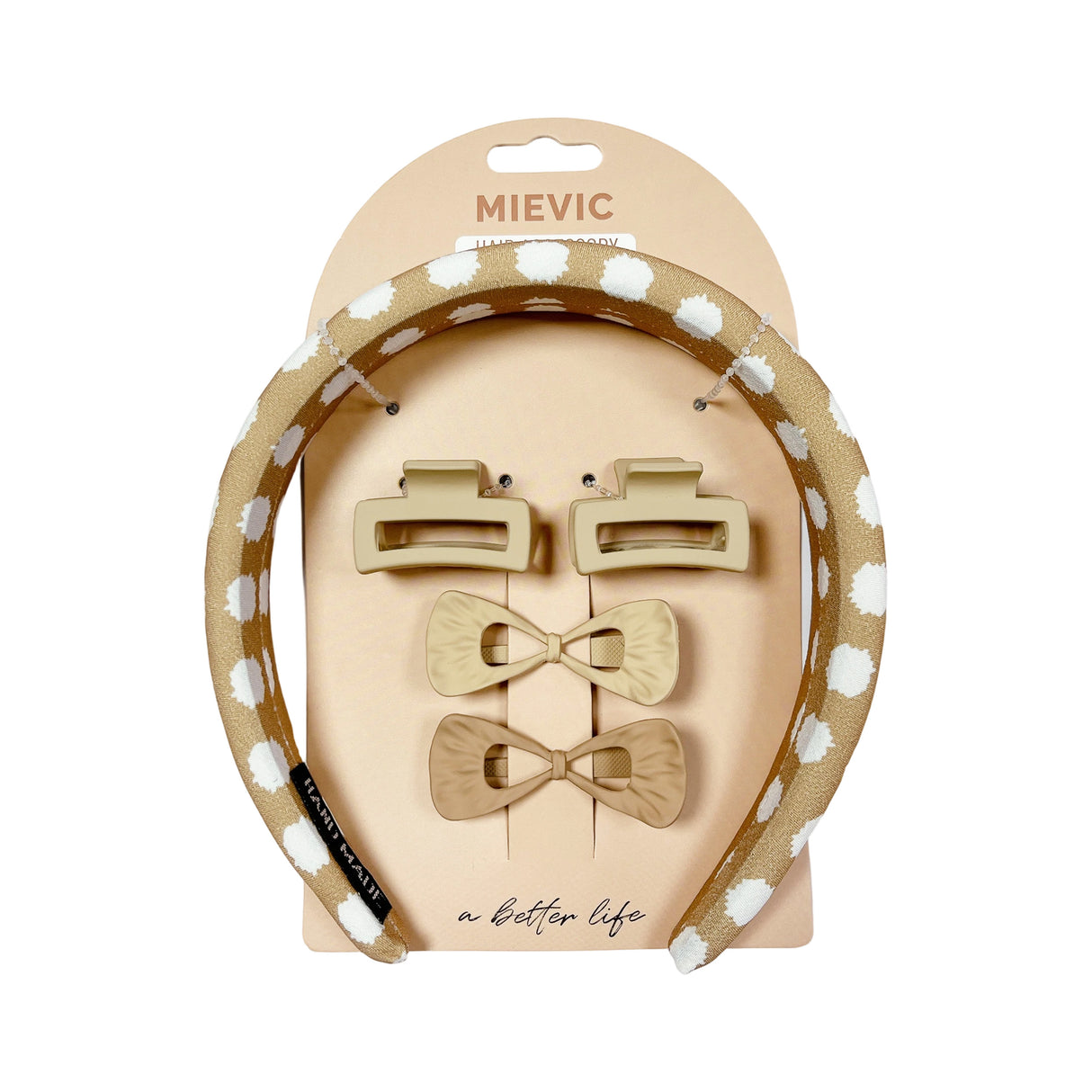 Set Accessoires Cheveux Nude