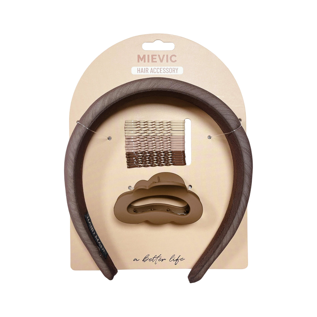 Set Accessoires Cheveux Nude