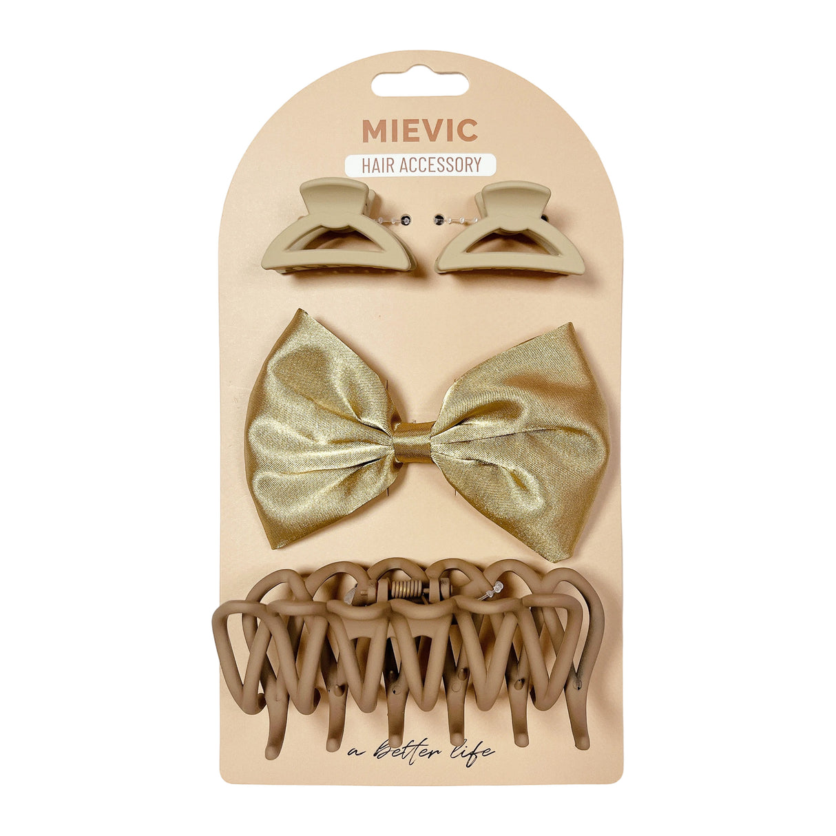 Set Accessoires Cheveux Nude