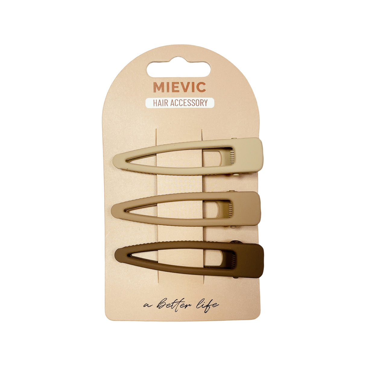 Hair clip NUDE SERIES 3pcs
