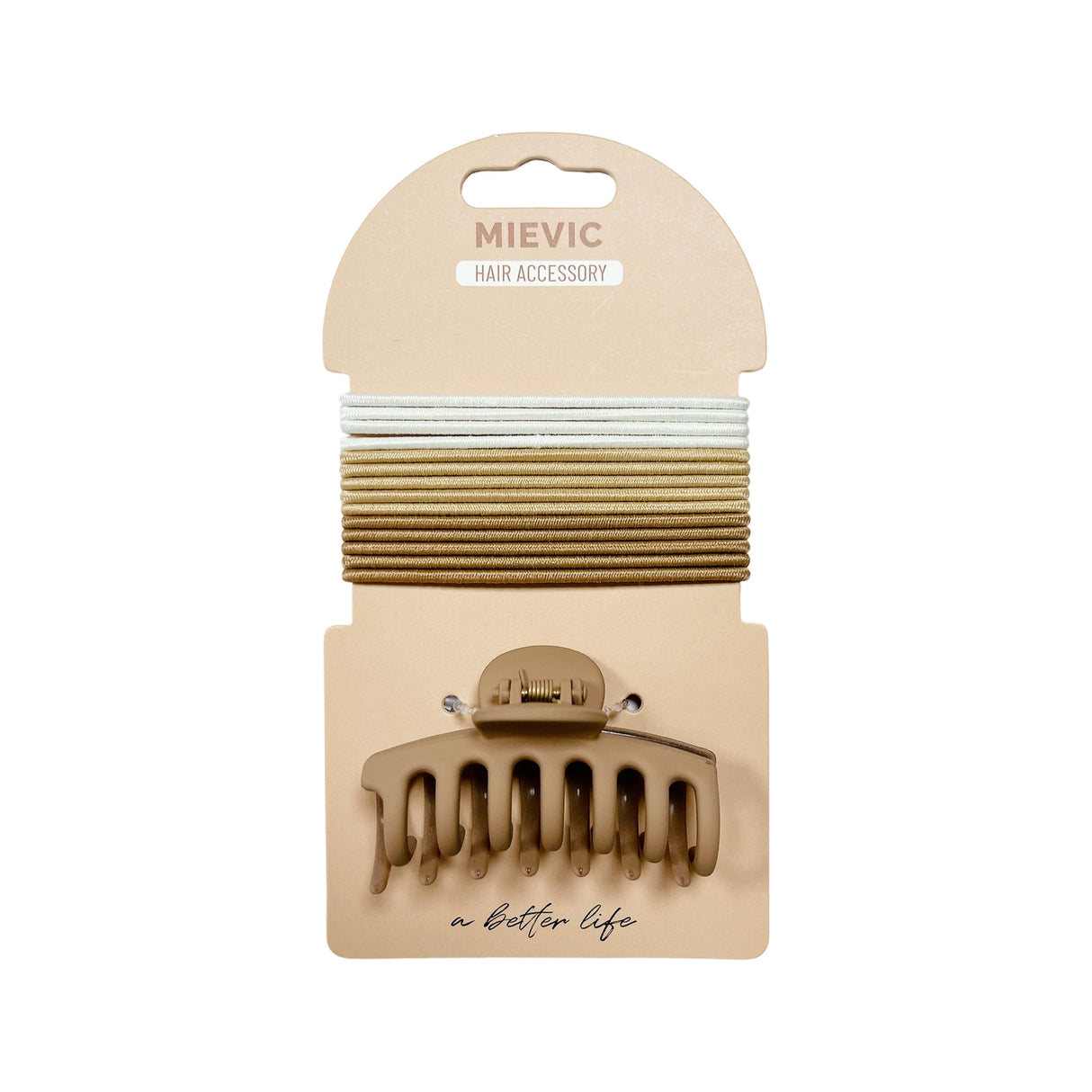 Pince à Cheveux avec Élastique Série Nude