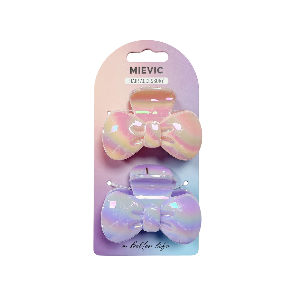 Pince Nœud 2 pcs Série Pastel