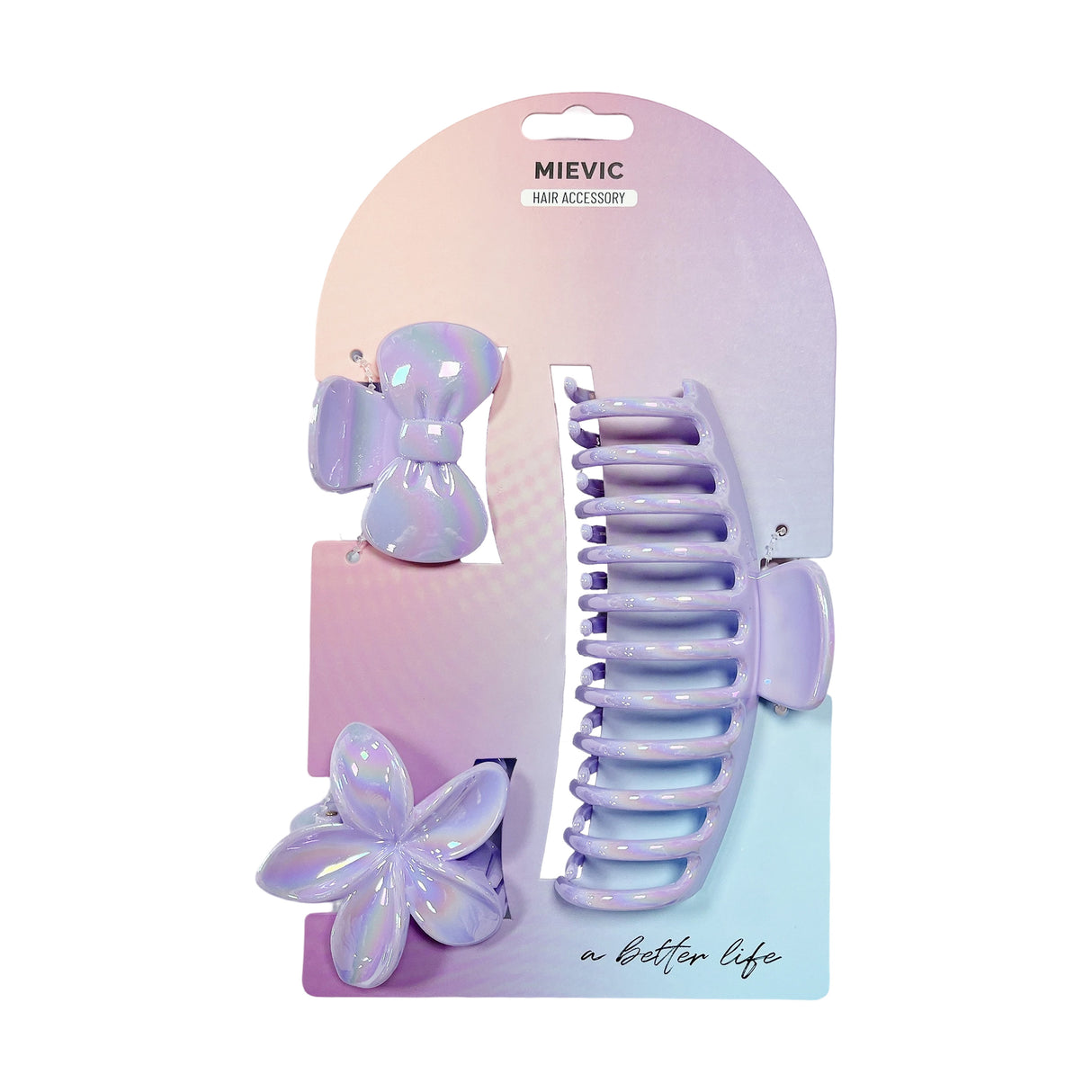 Pince à Cheveux 3 pcs Série Pastel
