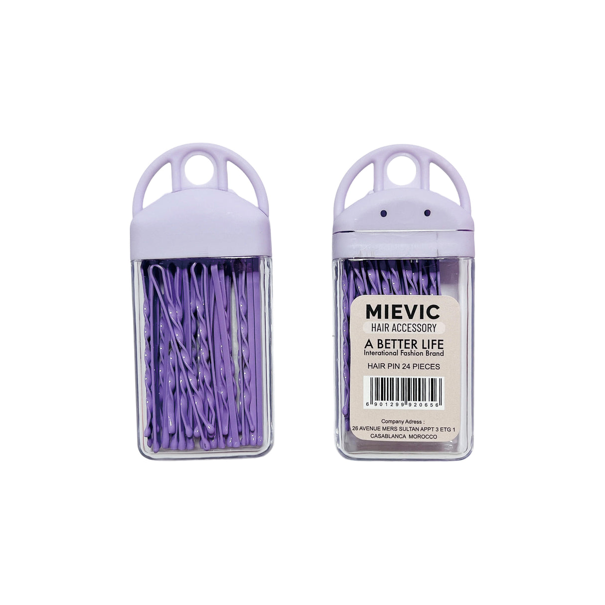 PINS box purple PASTEL SERIES