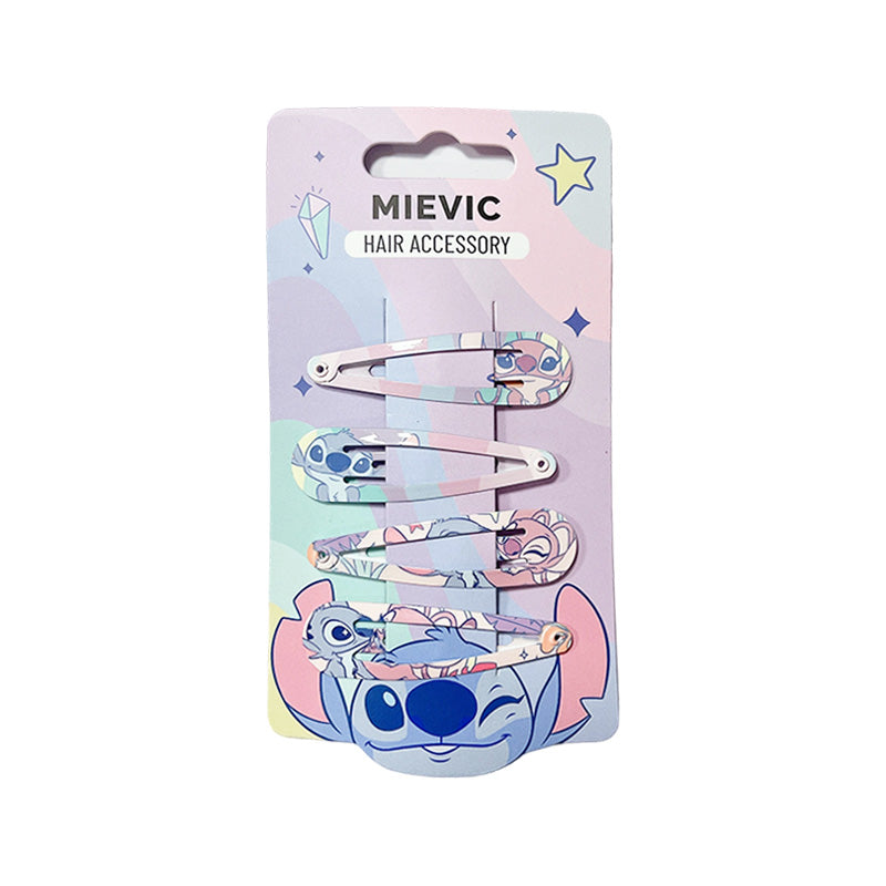 Pince à Cheveux Pastel Snap Clip Set Stitch Edition