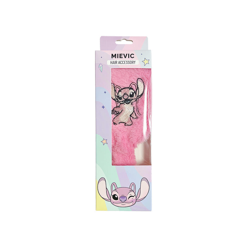 Brosse à Cheveux Cozy Plush Hair Brush Stitch Edition - Rose