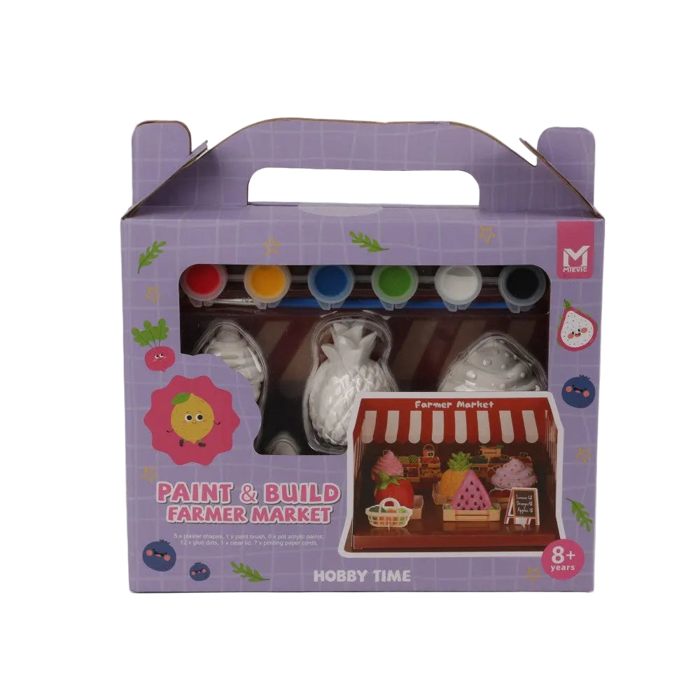 Jouet DIY Mini Cute House Plaster Painting Kit