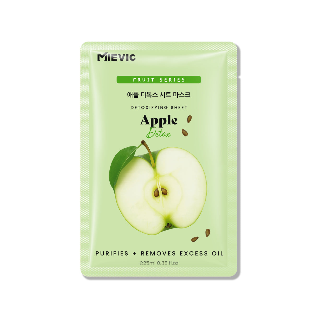 Masque en Tissu Détoxifiant à la Pomme