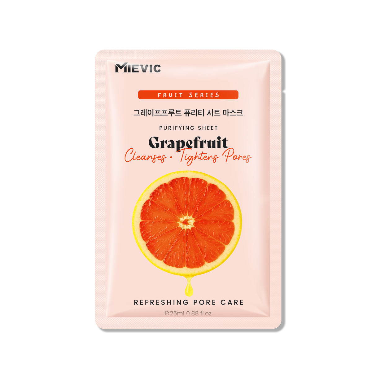 Masque en Tissu Purifiant au Pamplemousse