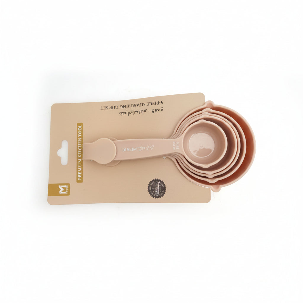 Set de 5 tasses à mesurer en PP