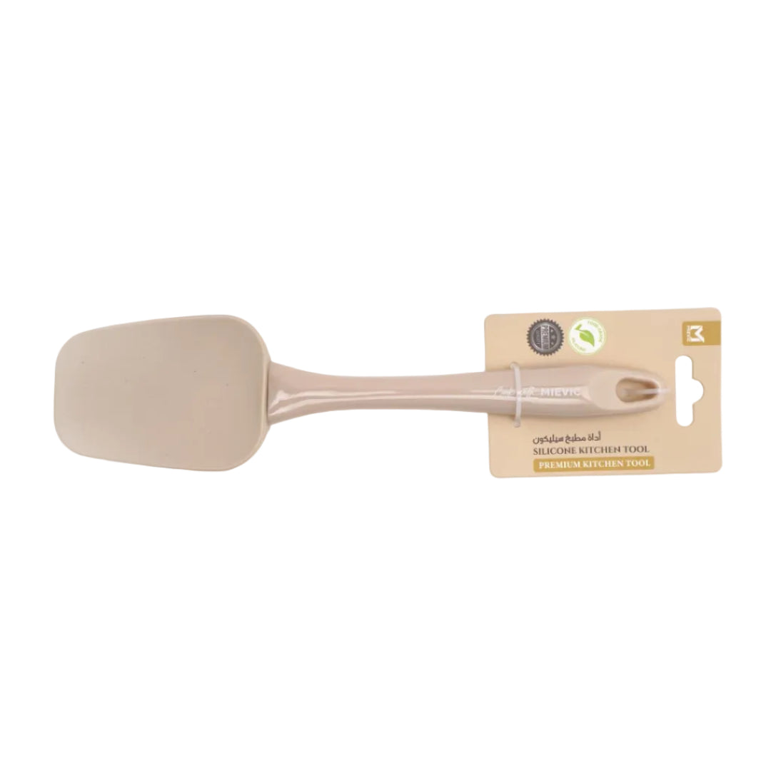 Spatule en silicone forme cuillère avec poignée PS
