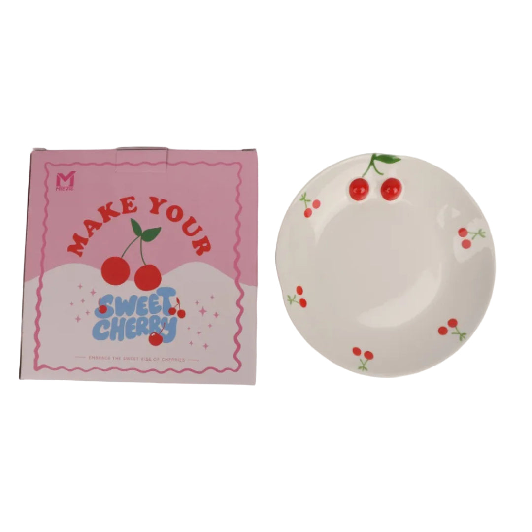 Assiette en Céramique Blanche