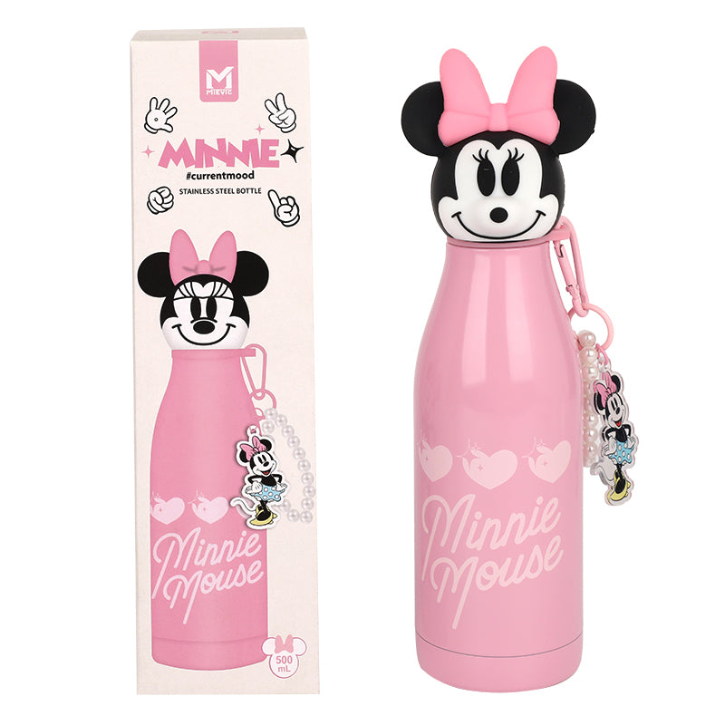 Collection Mickey et Minnie 500mL Bouteille en acier inoxydable