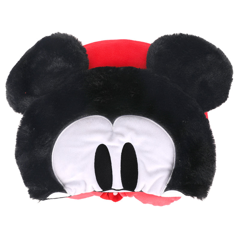 Collection Mickey et Minnie coussin de voyage à capuche